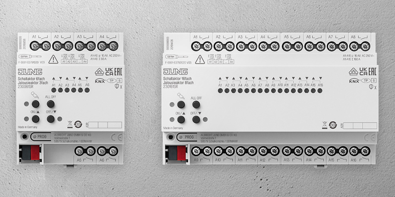 KNX Schalt- und Jalousieaktoren bei ez Solar in Hof