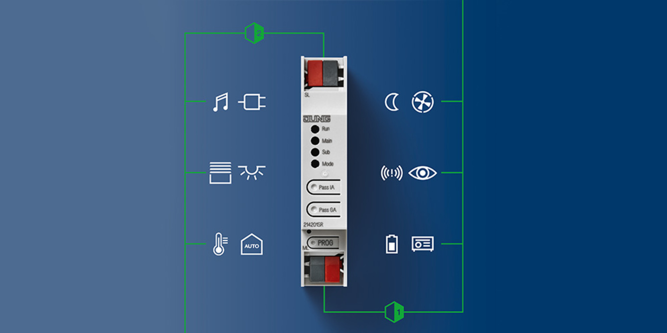 KNX Bereichs- und Linienkoppler bei ez Solar in Hof