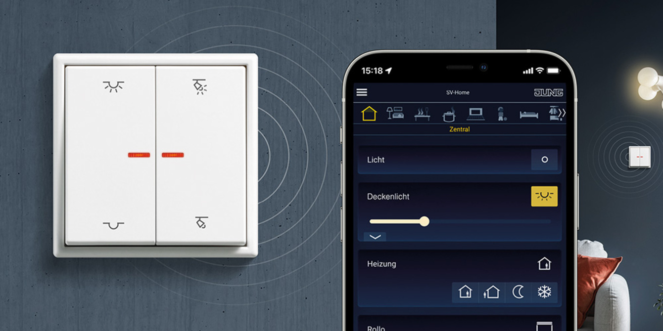 KNX RF Taster bei ez Solar in Hof